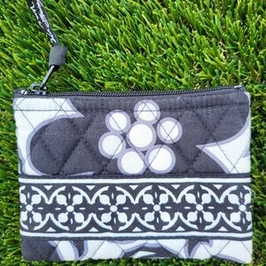 Vera Bradley Night And Day Small Quilted Coin Bag 2010 Retired.
